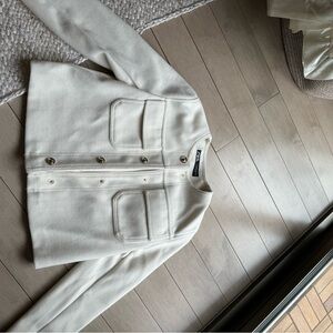 Elegant White Women's Jacket